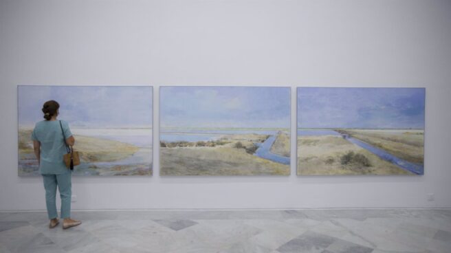 Andalucía declara Bien de Interés Cultural 51 obras de Carmen Laffón, el San Pedro de Murillo y la romería del Rocío 'La sal', de la pintora Carmen Laffón, primera de las muestras incluidas en el 'Semestre Laffón' en el Centro Andaluz de Arte Contemporáneo (CAAC), Sevilla (Andalucía, España)