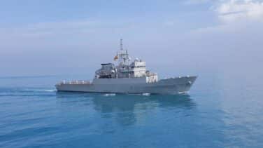 Dos buques de la Armada y un avión patrulla hacen seguimiento durante dos días de una fragata rusa