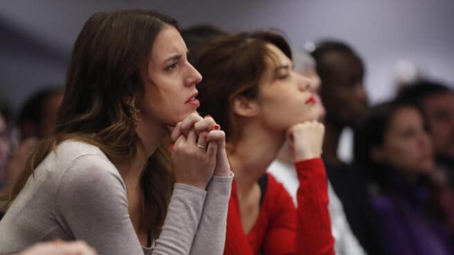 La ministra de Igualdad, Irene Montero, este fin de semana en un acto de Podemos. La ministra de Igualdad, Irene Montero, este fin de semana en un acto de Podemos.