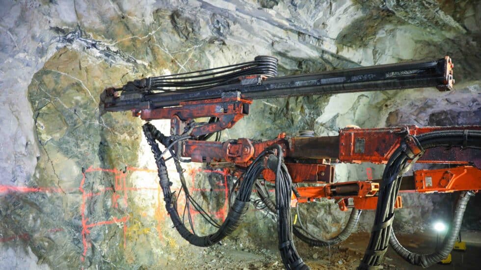 Trabajos de extracción en la mina de Mahd Al Thahab, en Arabia Saudí