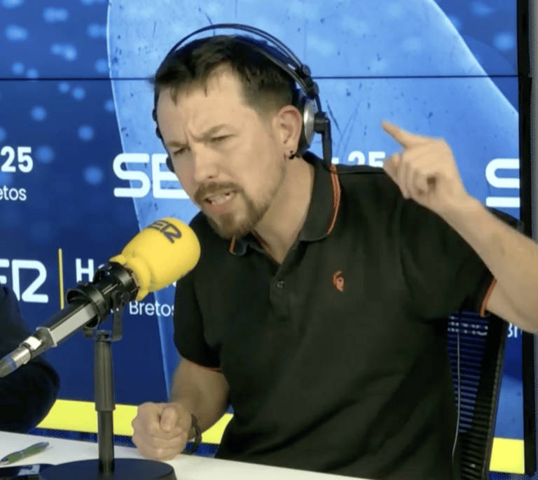 Pablo Iglesias advierte al PSOE: "Si Pedro Sánchez pacta el 'sí es sí' con el PP, lo pagará"