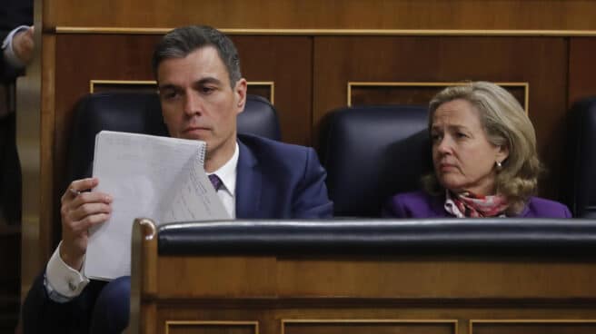 Pedro Sánchez, en el Congreso de los Diputados.