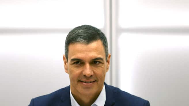 Pedro Sánchez, durante la Ejecutiva Federal del PSOE en Ferraz.