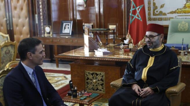 Sánchez se reúne con el rey de Marruecos. Sánchez se reúne con el rey de Marruecos.