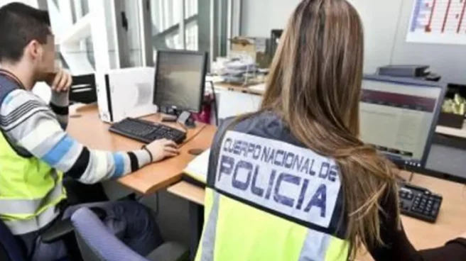 Miembros de la UDEF de la Policía Nacional.