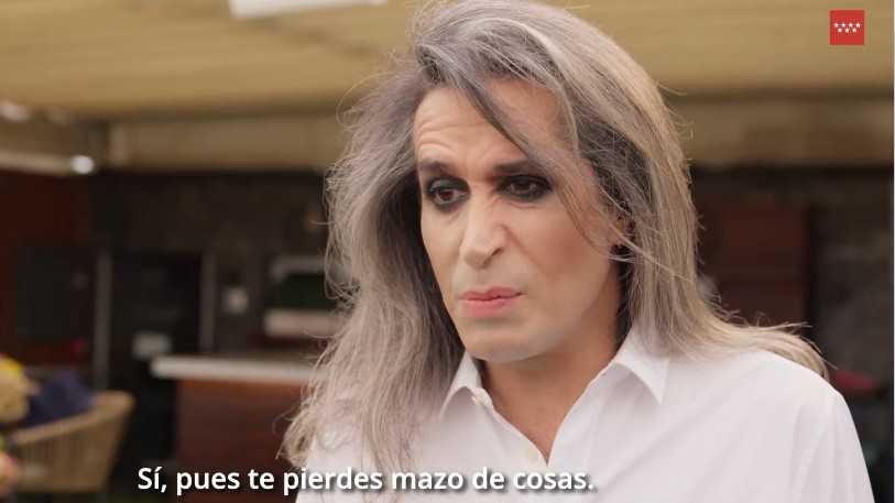 Mario Vaquerizo, en un 'spot' para promocionar el turismo en Madrid