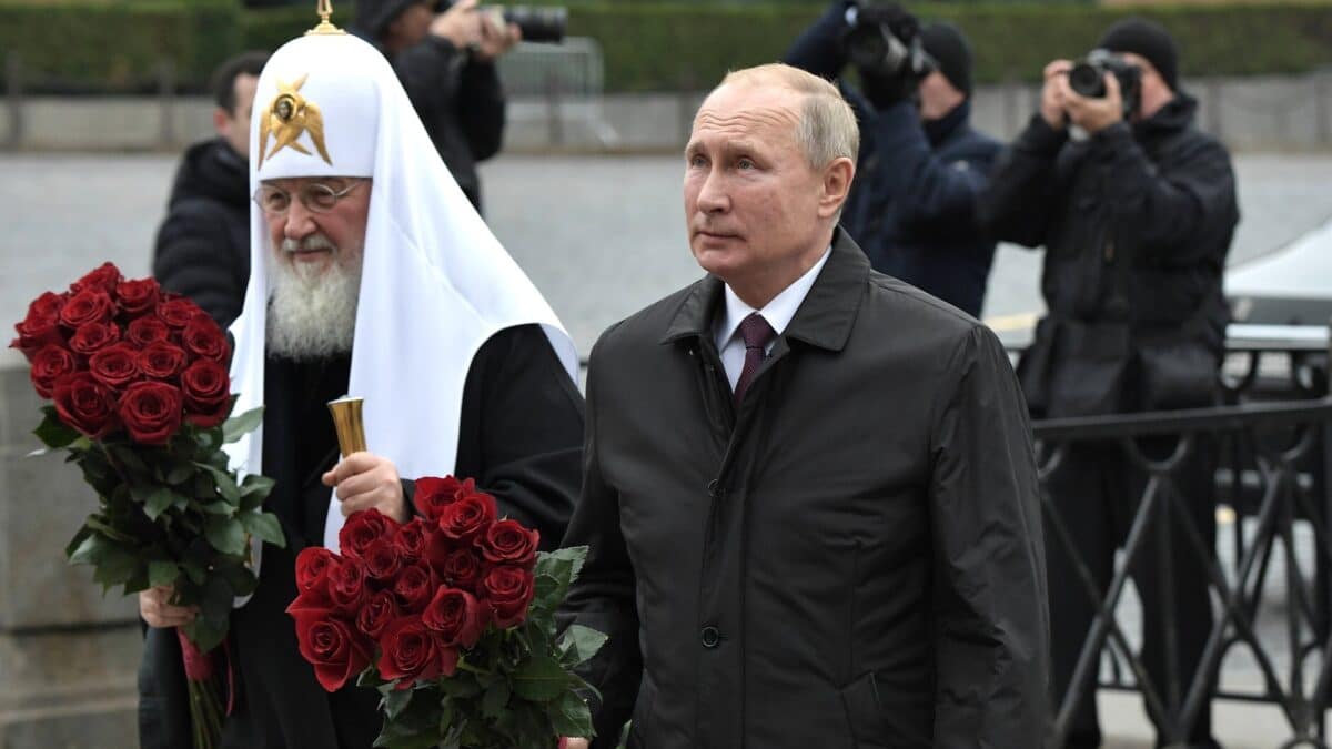 Vladimir Putin y el patriarca Kirill, juntos en una imagen de archivo.