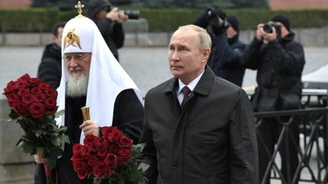 Vladimir Putin y el patriarca Kirill, juntos en una imagen de archivo.
