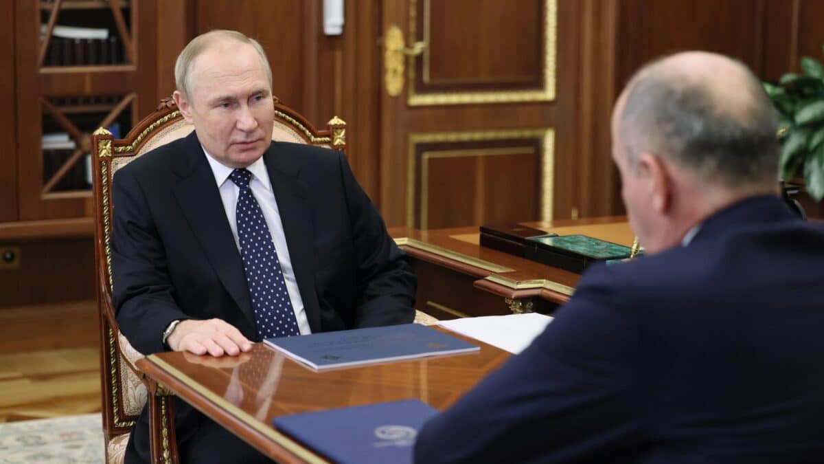 Vladimir Putin, este jueves en el Kremlin.