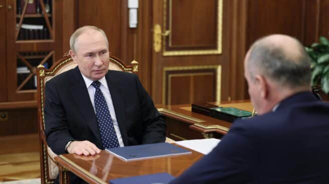 Vladimir Putin, este jueves en el Kremlin.
