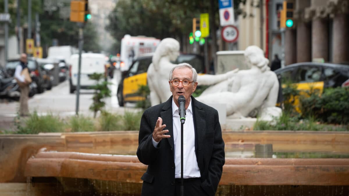 Xavier Trias, exalcalde y candidato de Junts en Barcelona, durante una rueda de prensa el pasado 13 de diciembre.