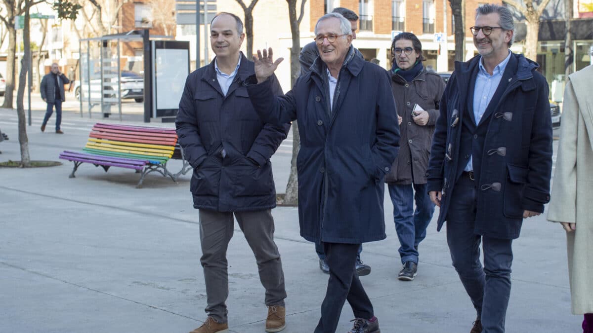 Xavier Trias, este domingo en un acto de Junts en Sant Cugat del Vallès.