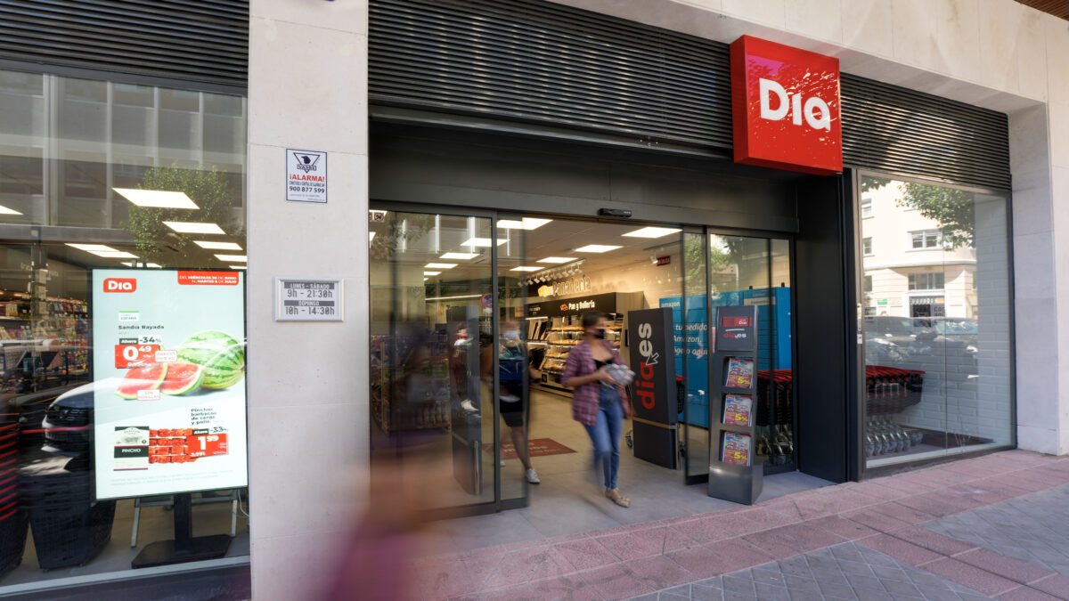 Una tienda de la cadena de supermercados Dia.