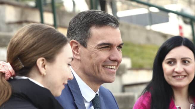 El presidente del Gobierno, Pedro Sánchez, ha mantenido este miércoles un encuentro con refugiados ucranianos