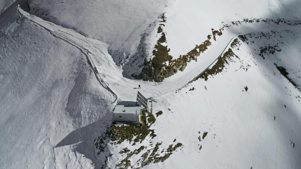 Nieve en los Pirineos.