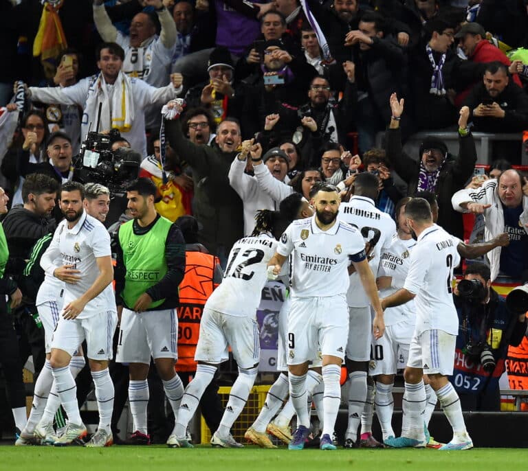 El Real Madrid inscribe otra noche histórica en Europa con una goleada en Anfield
