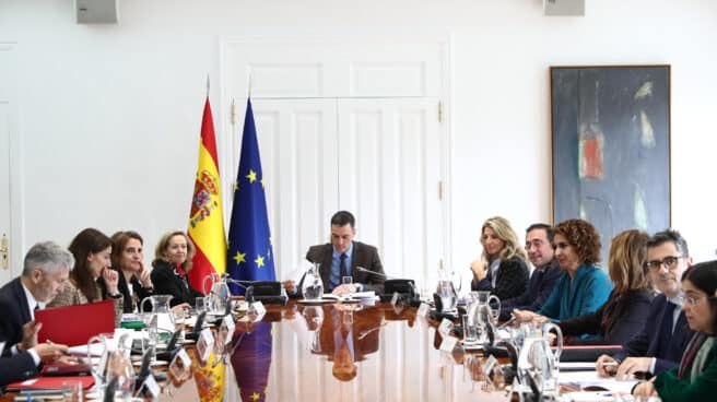 Pedro Sánchez, en La Moncloa. Pedro Sánchez, en La Moncloa.
