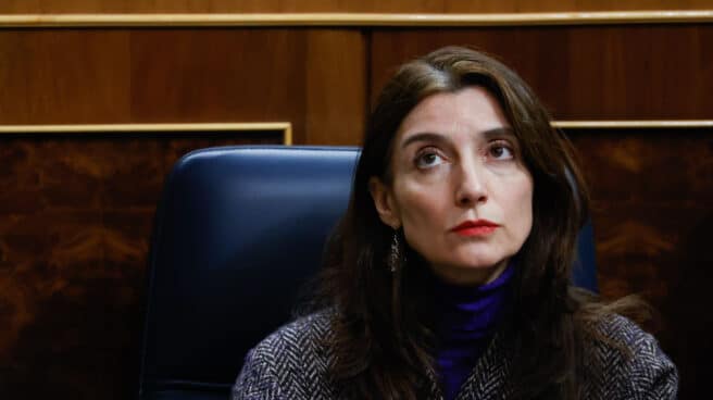 La ministra de Justicia, Pilar Llop, durante la sesión de control al Gobierno.