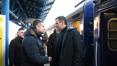 Pedro Sánchez visita Kiev en la víspera del primer aniversario del inicio de la guerra