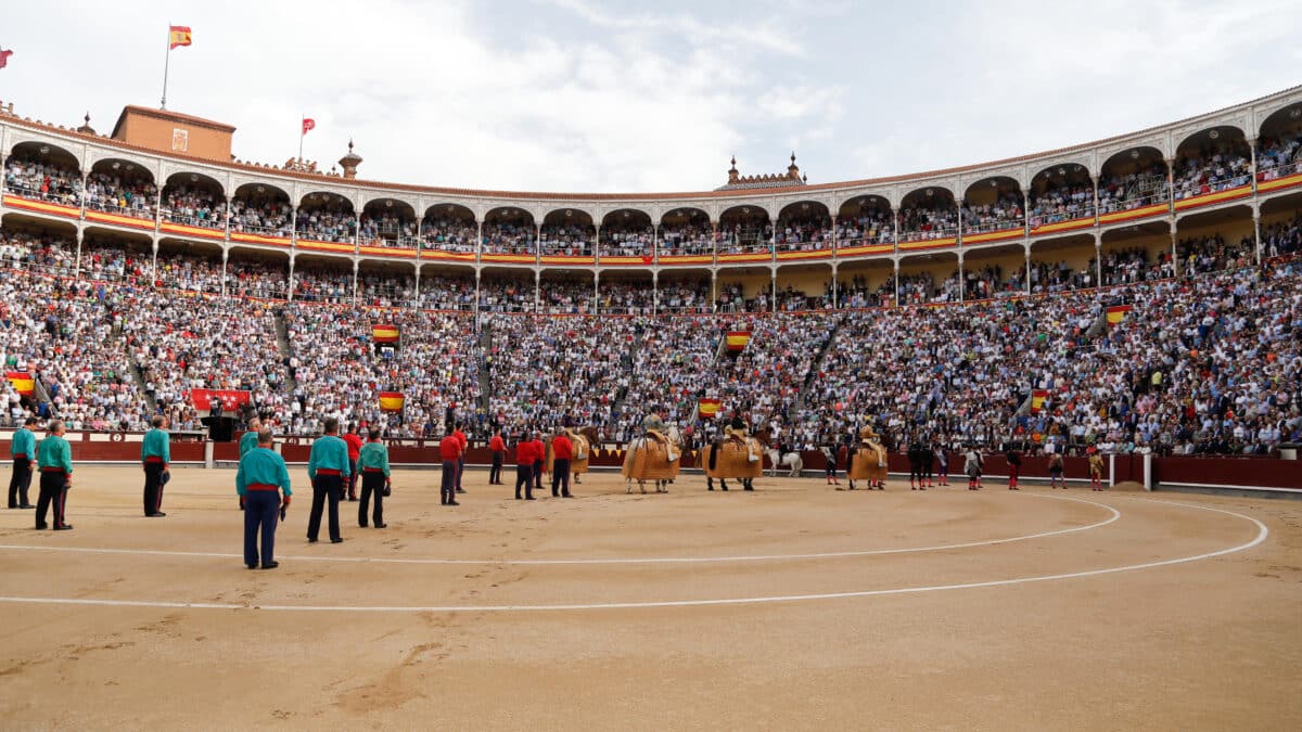 Paseíllo en la plaza de Las Ventas.