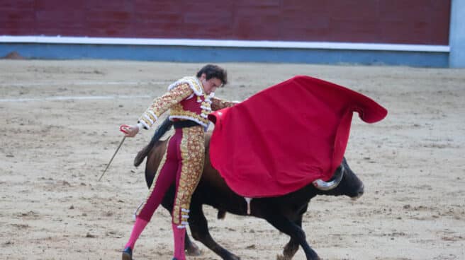 Andrés Roca Rey, durante la tradicional corrida por el Día de la Hispanidad.