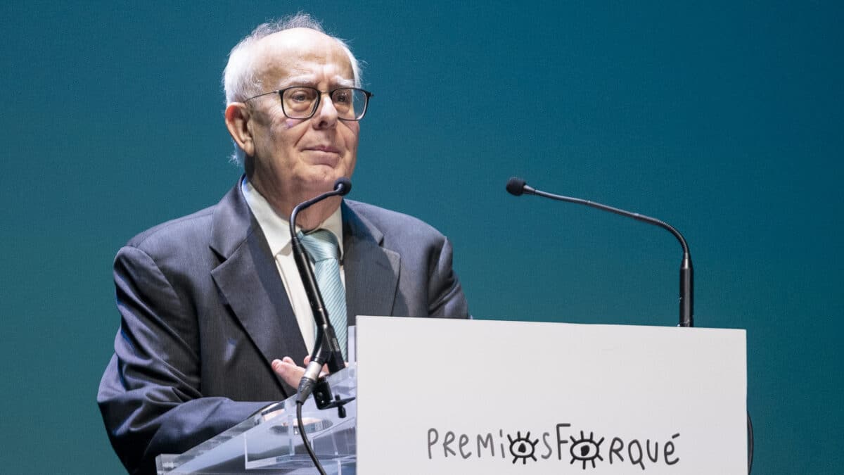 El periodista Ramón Colom, en una entrega de premios de los premios Forqué