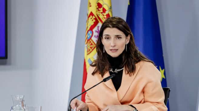 La ministra de Justicia programa tres entrevistas en televisión en plena ofensiva de Podemos La ministra de Justicia, Pilar Llop, durante una rueda de prensa posterior al Consejo de Ministros