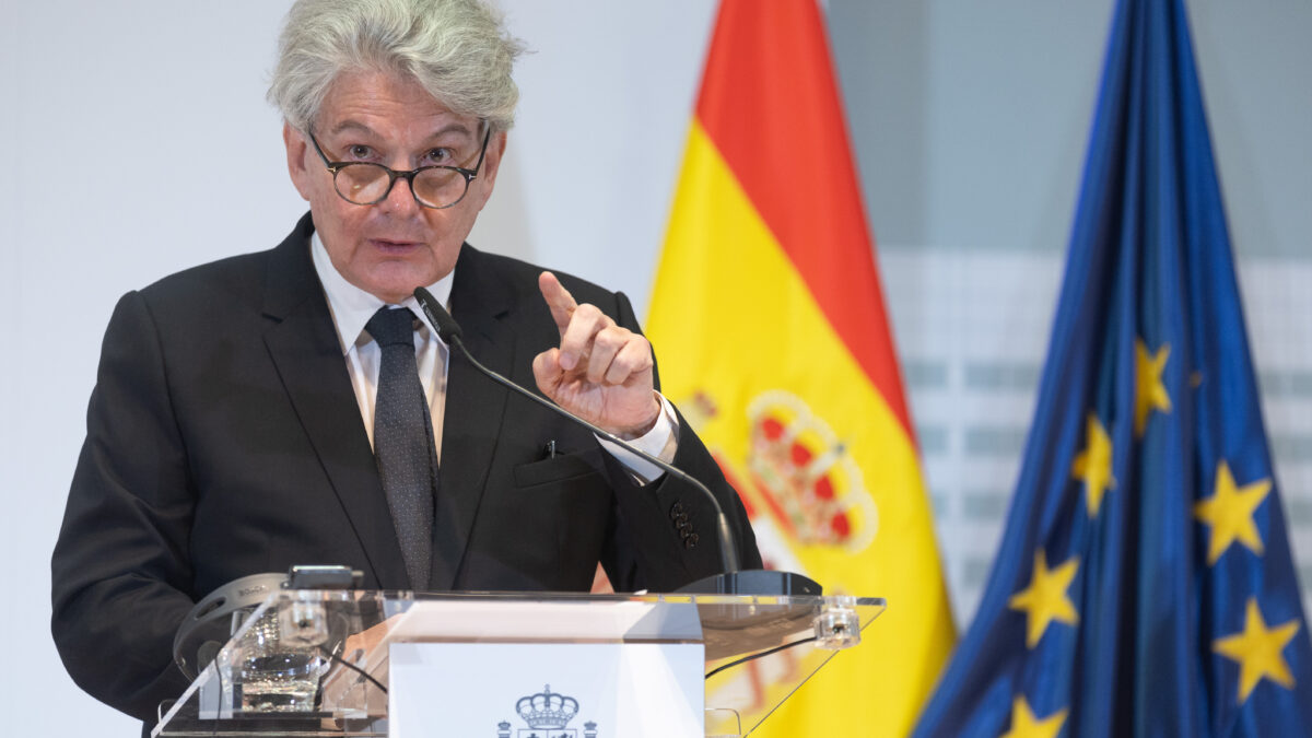 El comisario europeo de Mercado Interior, Thierry Breton