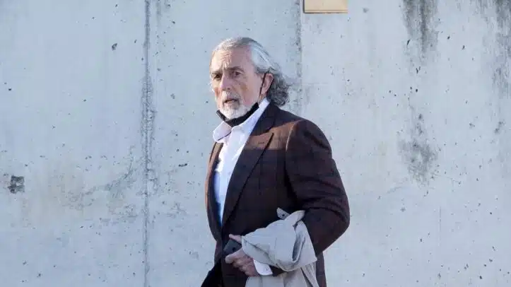 Francisco Correa a su llegada al juicio por el contrato de Fitur a la trama 'Gürtel', en la Audiencia Nacional de San Fernando de Henares, a 23 de enero de 2023, en San Fernando de Henares, Madrid (España).