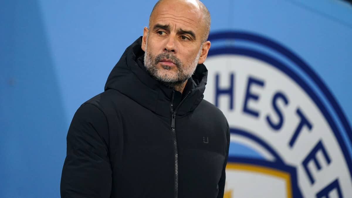 Pep Guardiola, el entrenador del Manchester City