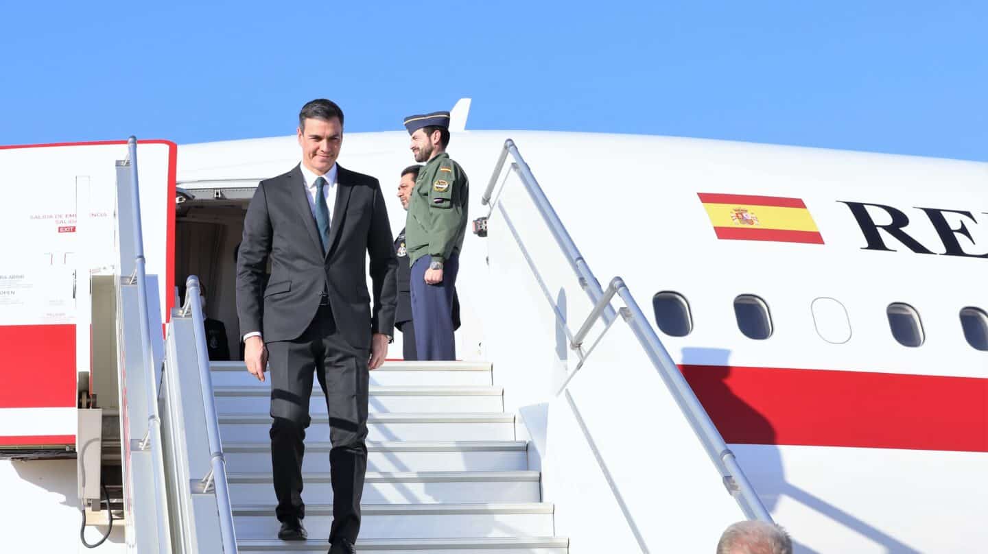 El avión de Pedro Sánchez, obligado a aterrizar en Turquía por un fallo técnico
