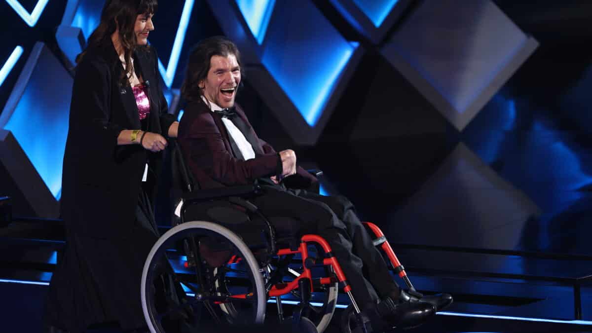 El actor Telmo Irureta, en los Premios Goya.