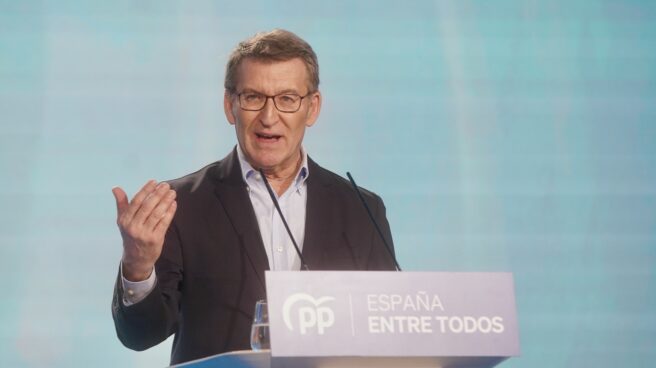 Alberto Núñez Feijóo asiste al acto de presentación de los candidatos a los municipios de más de 20.000 habitantes de Andalucía (Sevilla)