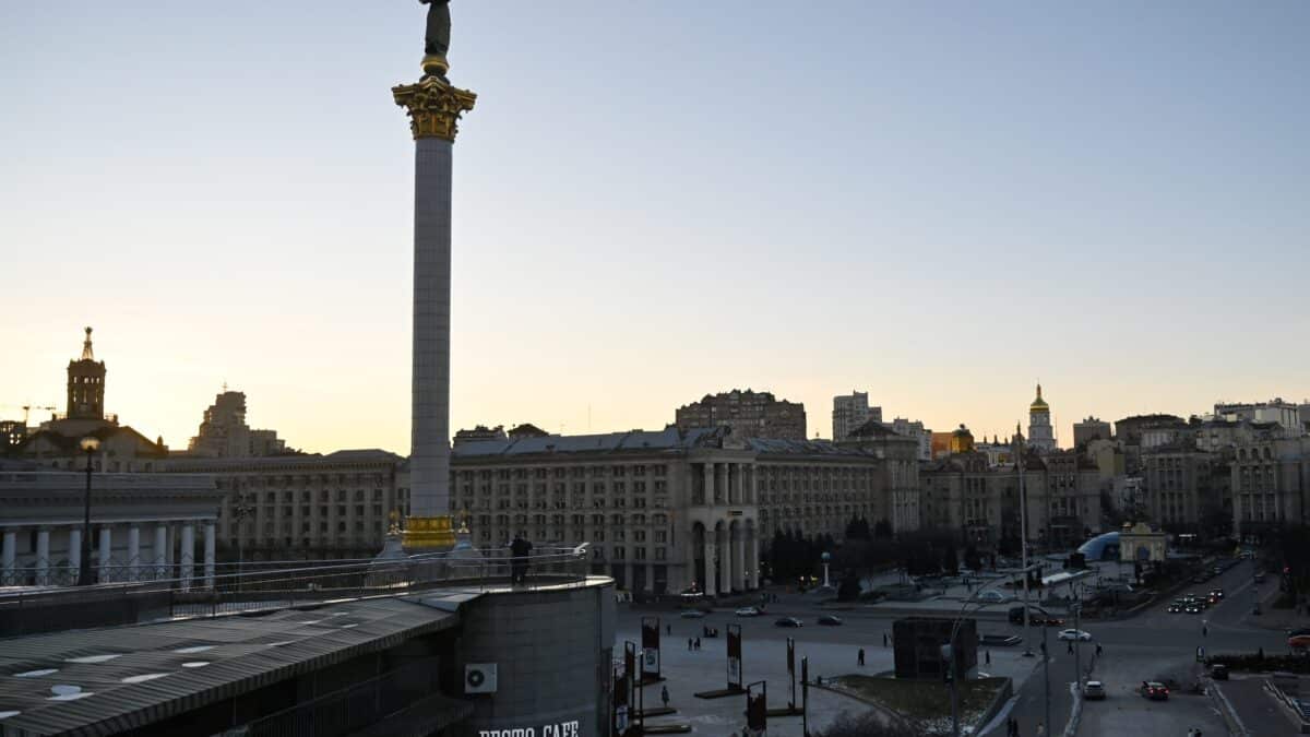 Plaza de la Independencia de Kiev, Ucrania