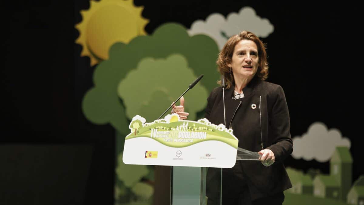 La vicepresidenta Tercera y ministra para la Transición Ecológica y el Reto Demográfico, Teresa Ribera