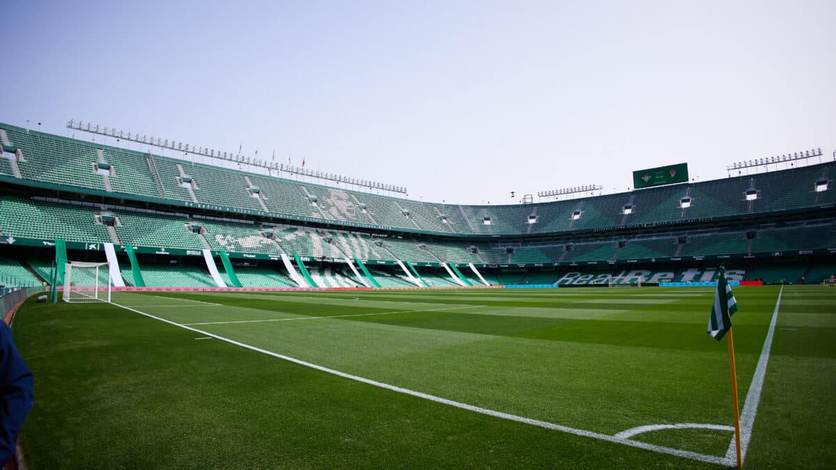 Vista general del campo del Real Betis
