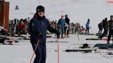 El rey Felipe pasa un fin de semana entre amigos en Baqueira Beret