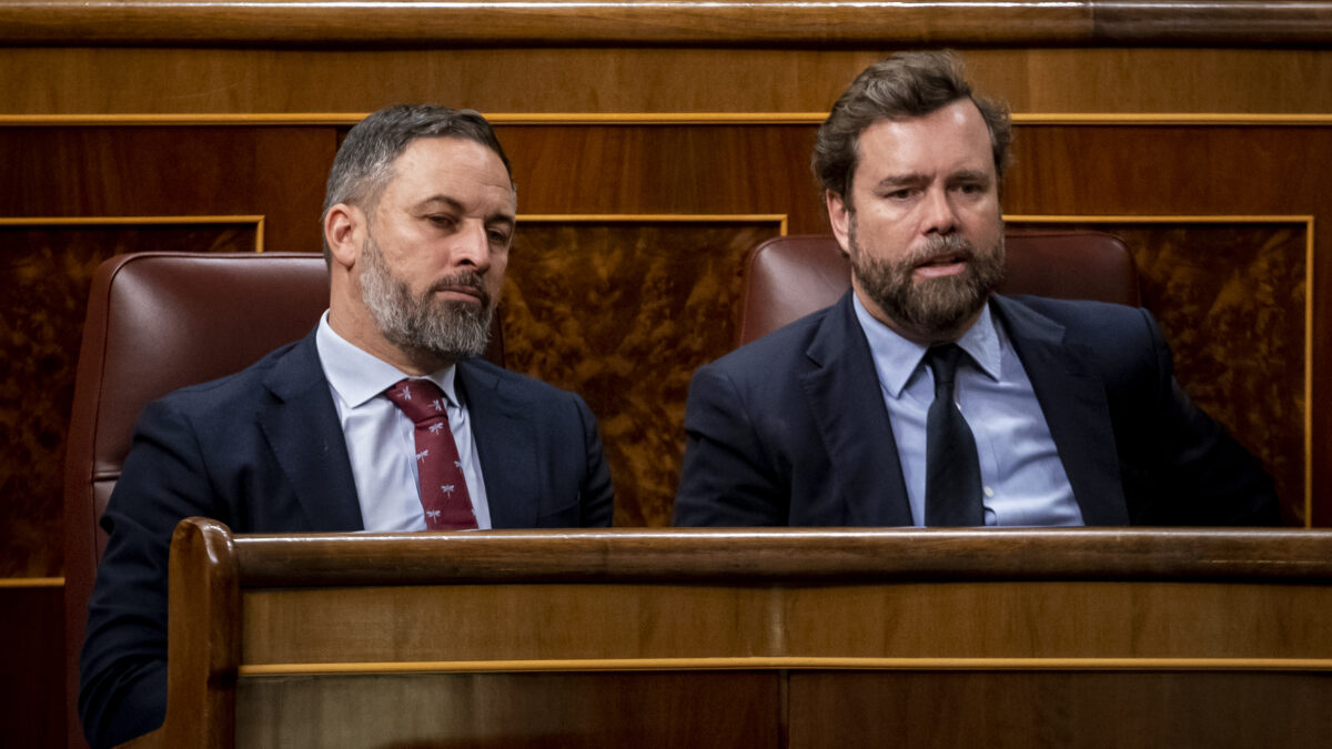 Abascal y Espinosa de los Monteros , en el Congreso.