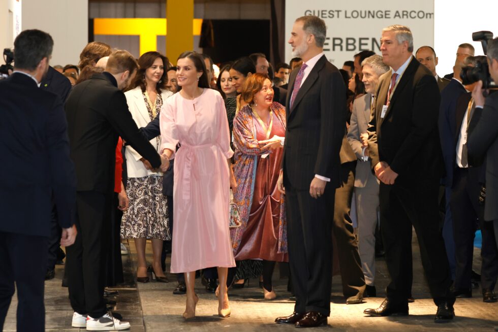 La Reina Letizia y el Rey Felipe a su llegada a ARCO