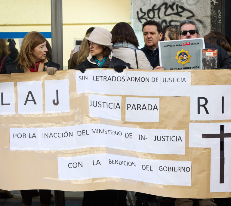 El Gobierno no consigue frenar la huelga en los juzgados tras más de 223.000 vistas suspendidas