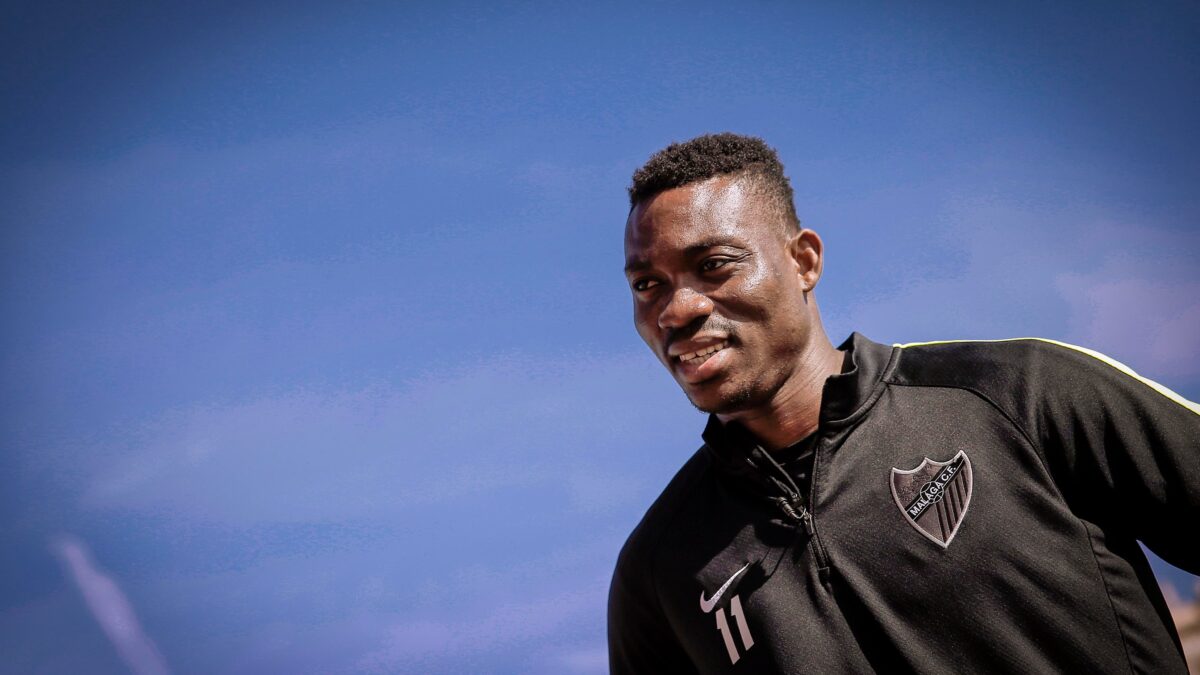 El futbolista Christian Atsu durante su paso por el Málaga CF