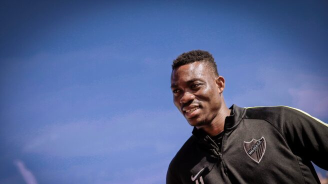 El futbolista Christian Atsu durante su paso por el Málaga CF