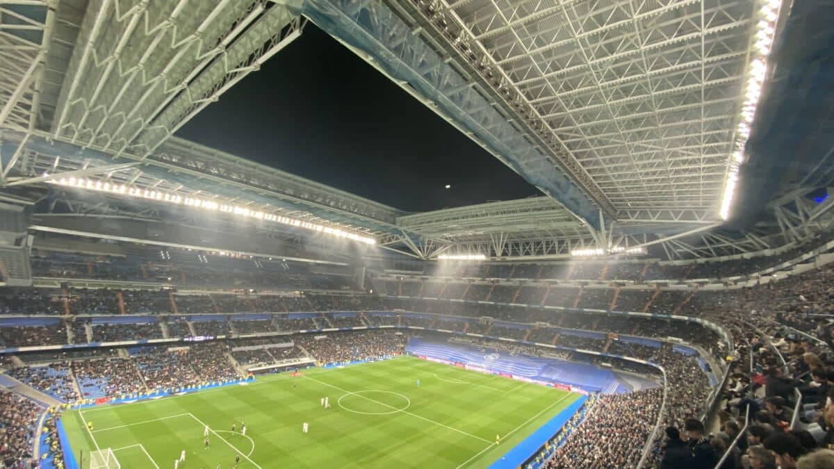 Estadio Santiago Bernabéu.
