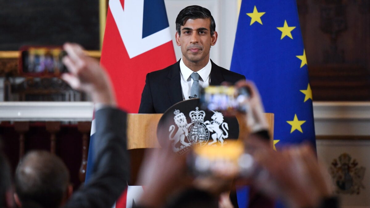 El primer ministro británico, Rishi Sunak