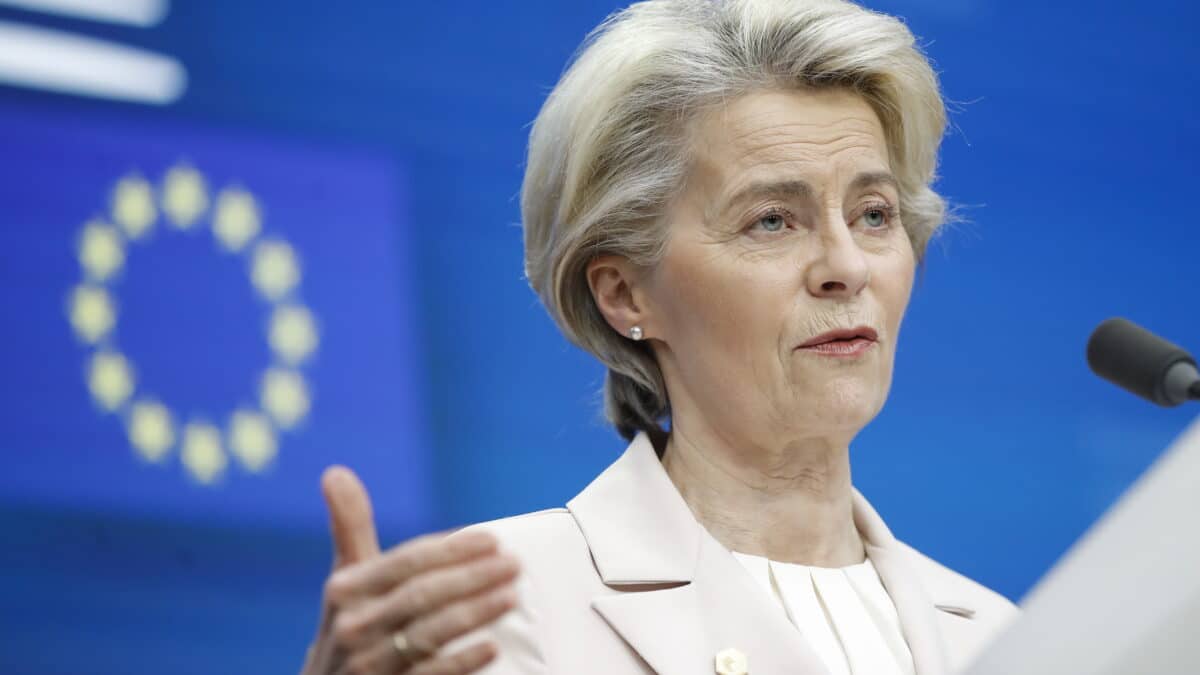 La presidenta de la Comisión Europea, Ursula von der Leyen