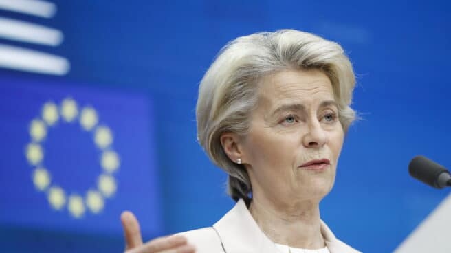 Cumbre especial del Consejo Europeo La presidenta de la Comisión Europea, Ursula von der Leyen