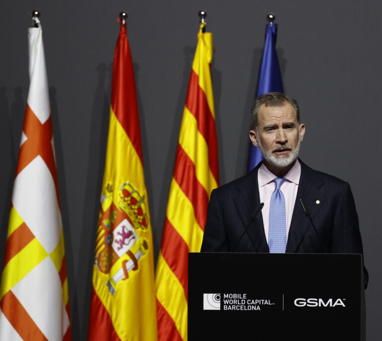 El Rey manda en el Mobile un mensaje de apoyo a Ucrania y "su integridad  territorial"