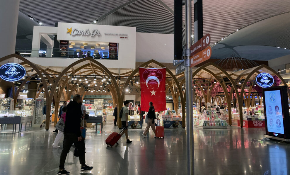 Aeropuerto internacional de Estambul.