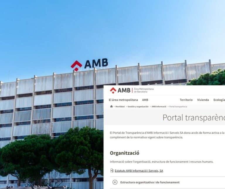 El AMB estrena una nueva web de transparencia con menos dificultades para buscar información pública