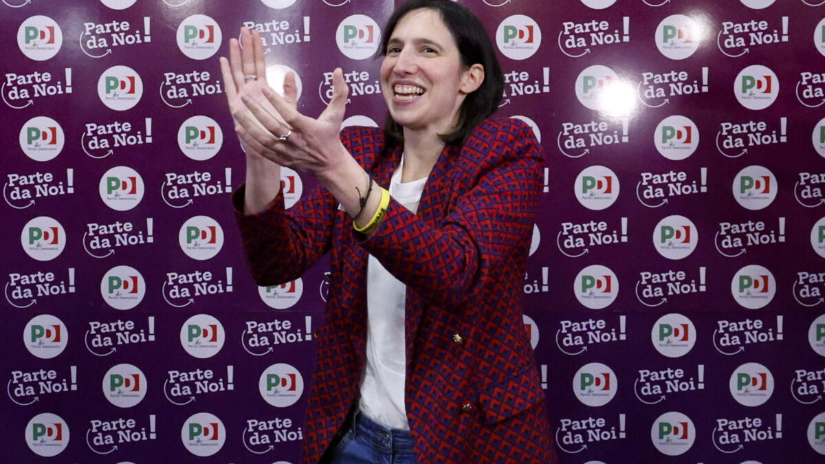 Elly Schlein, nueva líder del Partido Democrático italiano.